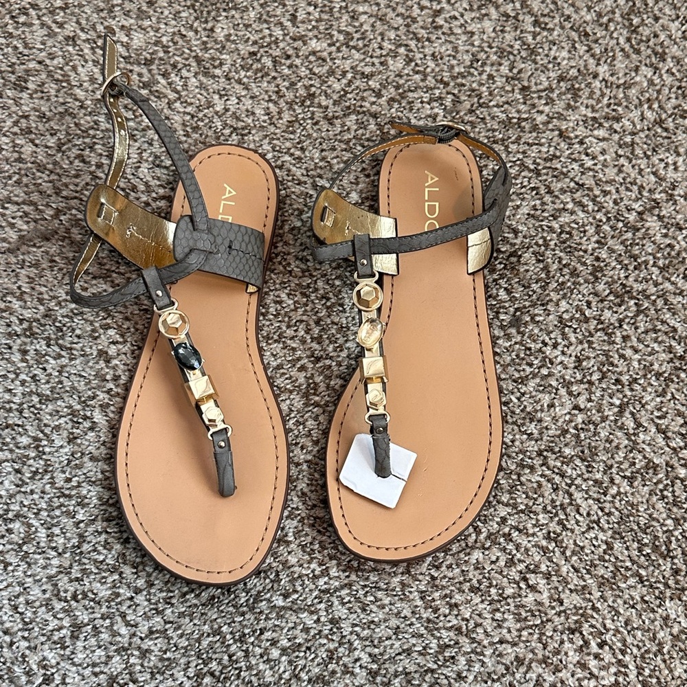 Women’s size 10 Aldo Sandals. New, never worn.